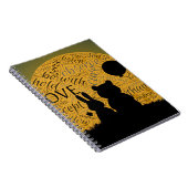 Het konijntje van de liefde notitieboek (Rechterzijde)