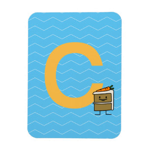 Het konijntjestanden die van de Plak van de Cake Magneet