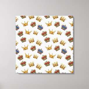 Het Koninklijk Kroon Canvasprint Canvas Afdruk