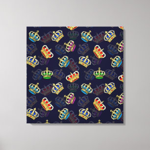 Het Koninklijk Kroon Canvasprint Canvas Afdruk