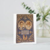 Het koninklijke Huwelijk: Briefkaart (Staand voorkant)