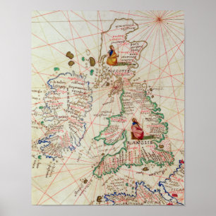 Het Koninkrijk Engeland en Schotland Poster
