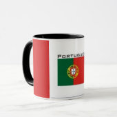 het koninkrijk Portugal vlag Mok (Voorkant links)