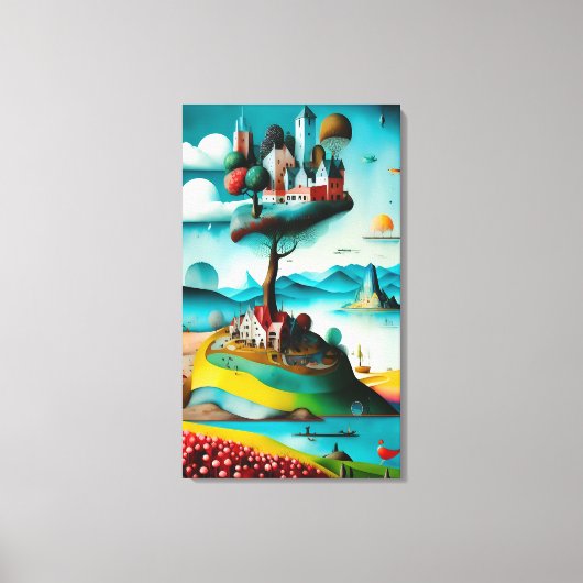 Het Koninkrijk Surreal Canvas Afdruk (Voorkant)