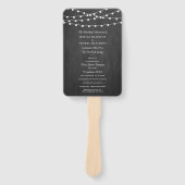 Het koord licht op het Collectie van de bruiloft v Handwaaier (Voorkant)