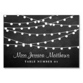 Het koord licht op het Collectie van de bruiloft v Kaart (Achterkant)