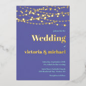 Het Koord van de Moderne Uitnodiging van de Folie  (Voorkant)