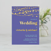 Het Koord van de Moderne Uitnodiging van de Folie  (Staand Voorkant)