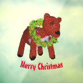 Het Kopen van het venster - Reindester met Wreater Raamsticker (Vel 3)