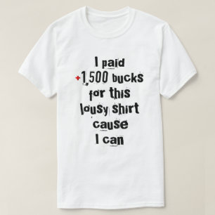 het koper van heel rijke mensen t-shirt