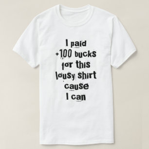 het koper van rijke mensen t-shirt