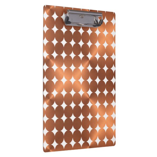 Het koperen moderne ontwerp van stippen klembord (Rechts)