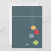 Het Koreaanse MaanBriefkaart van het Nieuwjaar Feestdagenkaart (Achterkant)