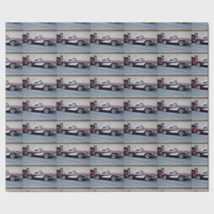 Het Korvet van Chevrolet Cadeaupapier