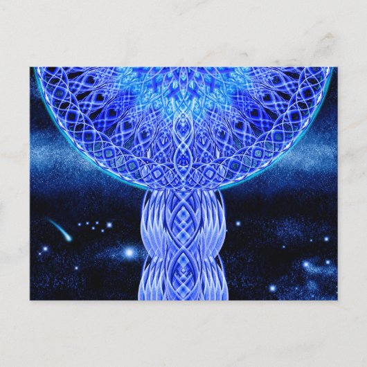 Het kosmische kruis briefkaart (Voorkant)