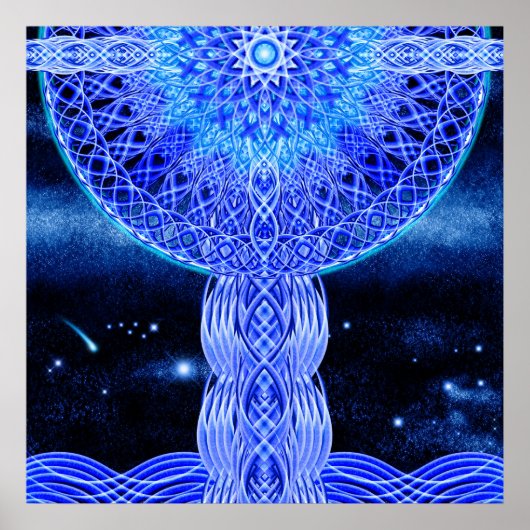 Het kosmische kruis poster (Voorkant)