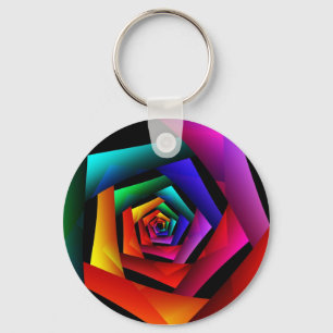 Het kosmische Leuke Koele Moderne Abstracte Art. Sleutelhanger