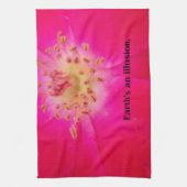 Het kosmische Roos: de misleiding van de Natuur Theedoek (Verticaal)