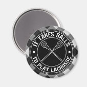 Het kost ballen om Lacrosse Magnet te spelen Magneet (Voorkant / Achterkant)