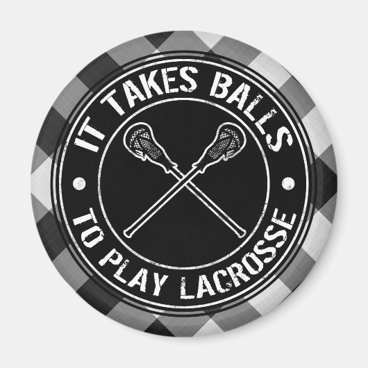 Het kost ballen om Lacrosse Magnet te spelen Magneet (Voorkant)