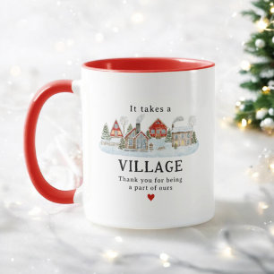 Het kost een dorp Leraren bedankcadeau Mok