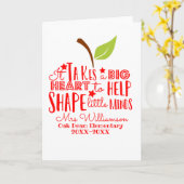 het kost een groot hart om kleine geesten te vorme kaart (Gele Bloem)