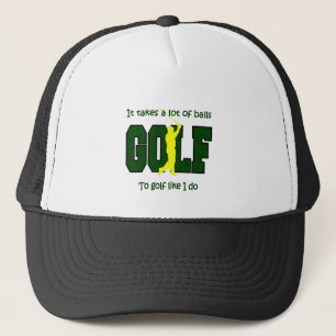 Het kost een hoop ballen voor Golf zoals ik... Trucker Pet