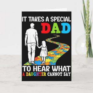 Het kost een speciale vader om te horen wat een do kaart