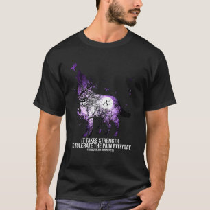 Het kost kracht om elke dag de pijn te verdragen F T-shirt