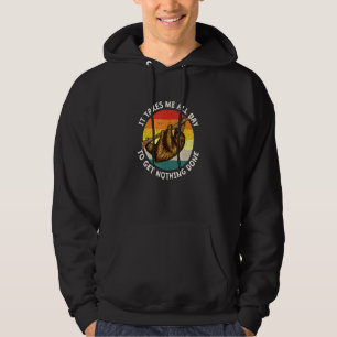 Het kost me de hele dag Luiaard Werk Van thuis Lui Hoodie
