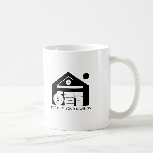 Het Kost Niets Om Je Eigen Zakken Te Tellen Koffiemok (Rechts)