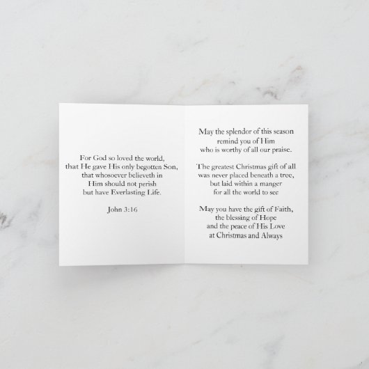 Het kostbare Lam van God - w / boodschap Feestdagen Kaart (Binnen)