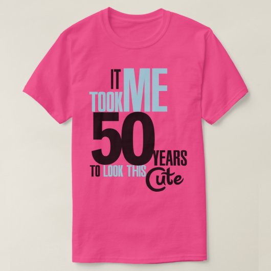 Het kostte me 50 jaar t-shirt (Design voorkant)