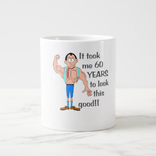 Het kostte me 60 jaar om er zo goed uit te zien. extra grote beker