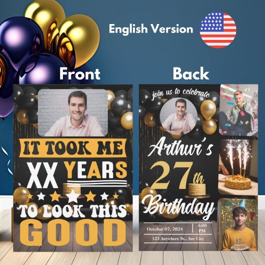 Het kostte me jaren Custom Age Grappig Verjaardags Kaart