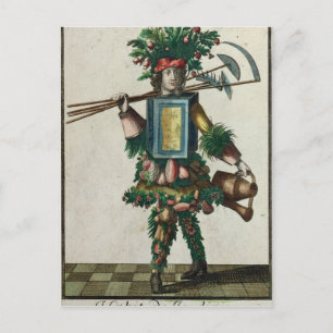 Het kostuum van de Gardener Briefkaart