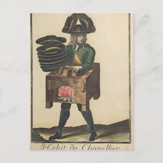 Het kostuum van de molenaar briefkaart (Voorkant)