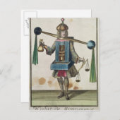 Het kostuum van de Munter Briefkaart (Voorkant / Achterkant)