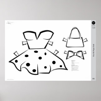 Het kostuum van OG Paper: X-SMALL Poster