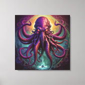 Het Kraken Zee Monster Canvas Afdruk (Voorkant)