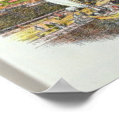 Het Kremlin in Moskou in de tijd van Tsar Ivan III Poster (Hoek)