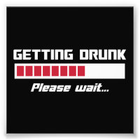 Het krijgen Drink Gelieve te wachten de Bar van de