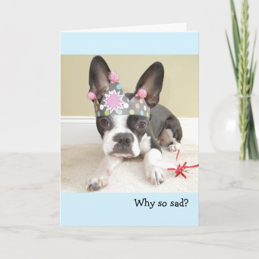 Het krijgen van de Oudere Kaart van de Verjaardag (Voorkant)