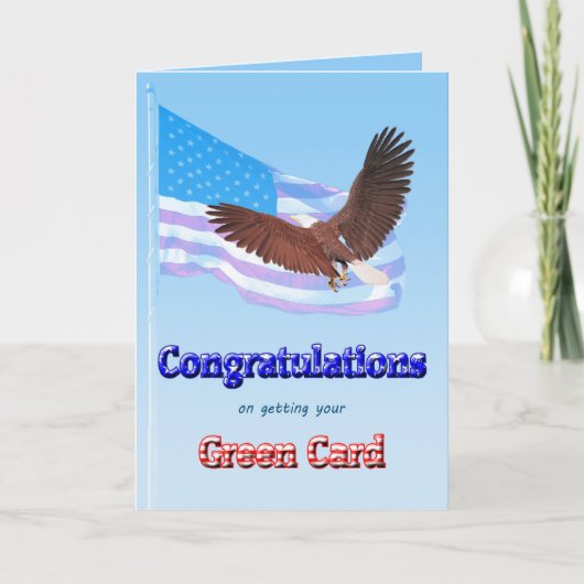 Het krijgen van een groene kaart (Voorkant)