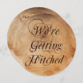 Het krijgen van gehitte bomen Rings Weddenschap Kaart (Voorkant / Achterkant)