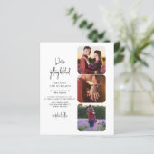 Het krijgen van gehitte Foto Collage Wedding Uitno (Staand voorkant)