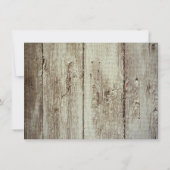 Het krijgen van gehitte Rustic de Uitnodigingen va (Achterkant)