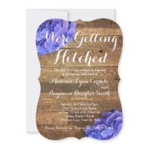 Het krijgen van Hitched Barn Wood Hydragea Wedding