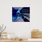 Het kringelen Poster met Citaat voor Onthouding (Keuken)