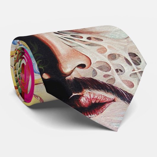 Het kritische oog stropdas (Opgerold)